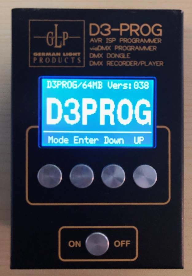 D3-Prog/DP-rog/pa Firmware Update ** This version supersedes all previous versions**
