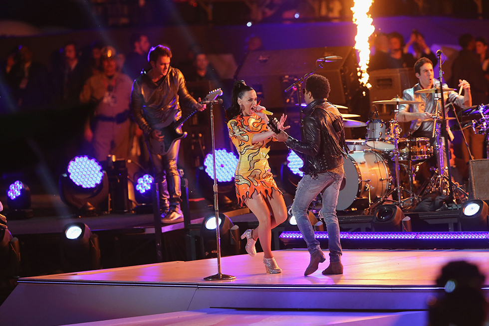 Pepsi Super Bowl XLIX Halftime show, LD Bob Barnhart, 2015, Photo: Getty images