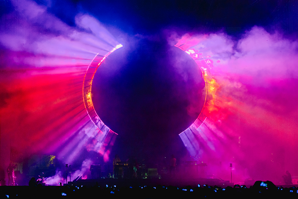 Tame Impala at Coachella festival, LD Rob Sinclair, 2019