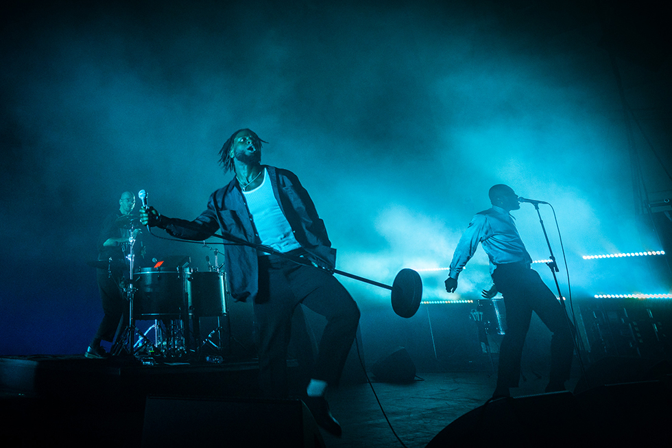 Young Fathers, LD Phil Kaikoura and Andrés ‘Argy’ Atkinson, 2019