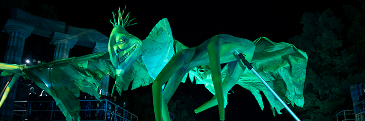 FUSION by GLP Light Hercules in central park FUSION by GLP Light Hercules in central park